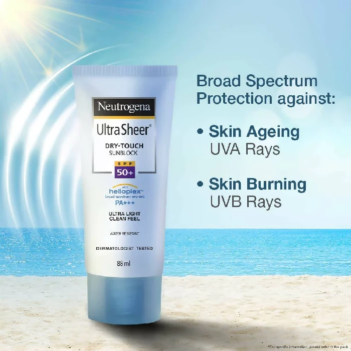 Neutrogena Ultra Sheer Sunscreen, SPF 50+, 88 ml-2.webp